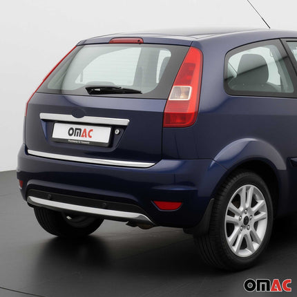 Kofferraumleiste Heckleiste für Ford Fiesta 2001-2008 Untere Edelstahl Chrom