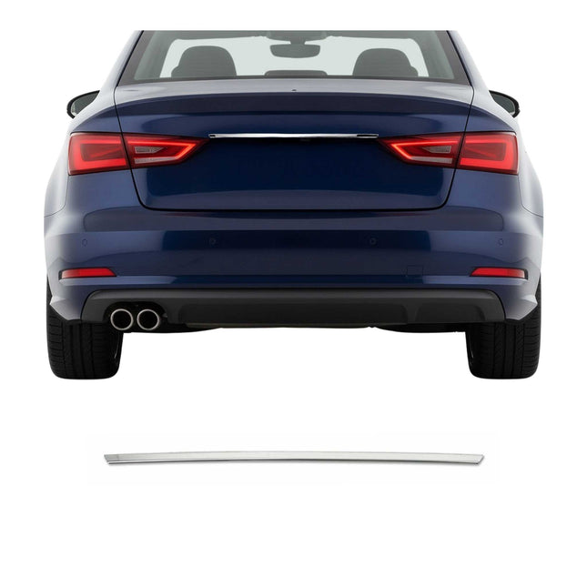 Heckklappe Kofferraumöffner für Audi A3 8V Limousine 2013-2020 Edelstahl Chrom