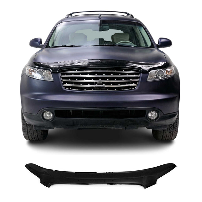 Motorhaube Deflektor Insektenschutz für Infiniti FX35 FX45 2003-2008 Dunkel