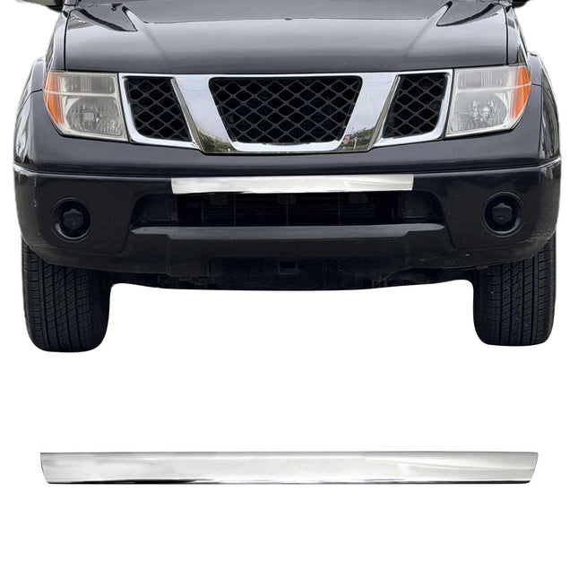 Kühlergrill Leisten Grillleisten für Nissan Navara 2005-2015 Edelstahl Chrom