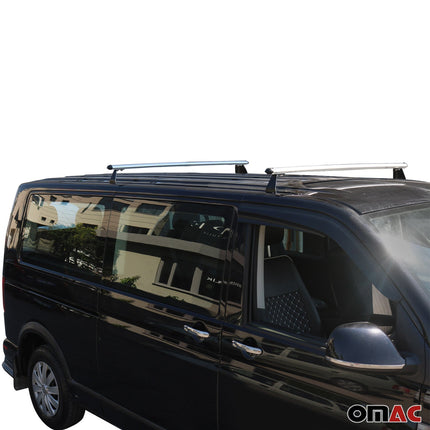 Dachträger Grundtäger für Mercedes Vito W639 2003-2014 75kg Alu Silber 2tlg