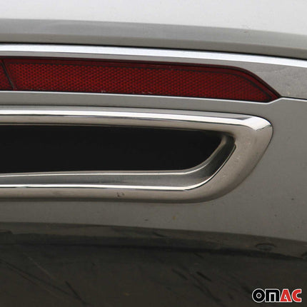 Stoßstangen Diffusor Auspuffrahmen für VW Passat B8 alle 2014-19 Edelstahl Chrom