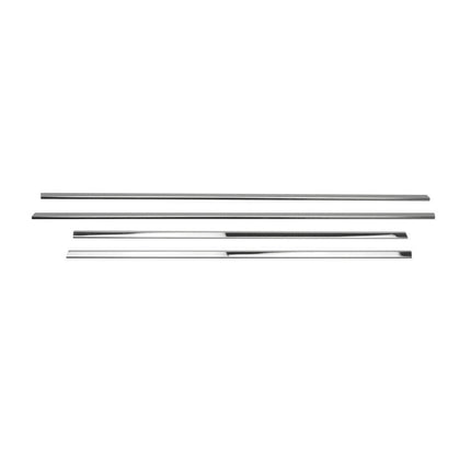 Fensterleisten Zierleisten für Nissan Qashqai +2 2008-2014 Edelstahl Chrom 4tlg