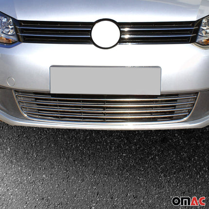 Kühlergrill Leisten Grillleisten für VW Caddy Comfortline 2010-2015 Chrom 5x