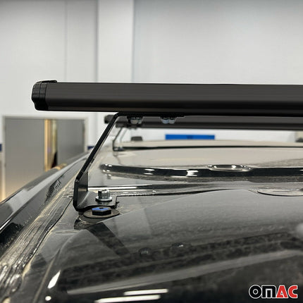Dachträger für Ford Transit Custom / Tourneo Custom 2023-2026 75kg Schwarz 3tlg