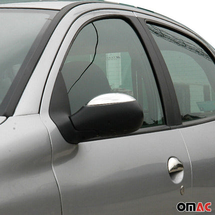 Spiegelkappen Spiegelabdeckung für Citroen C3 2002-2009 Edelstahl Chrom 2tlg