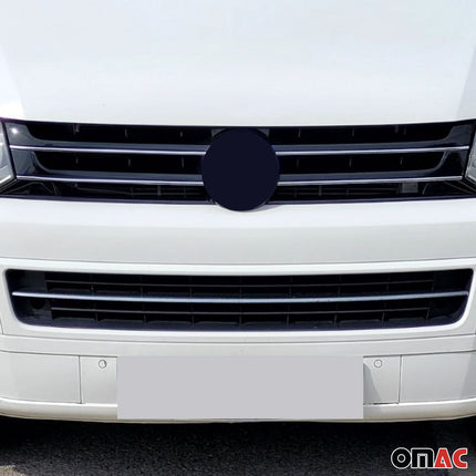 Kühlergrill Leiste Grillleisten für VW Transporter T5 2009-15 Edelstahl Chrom 5x