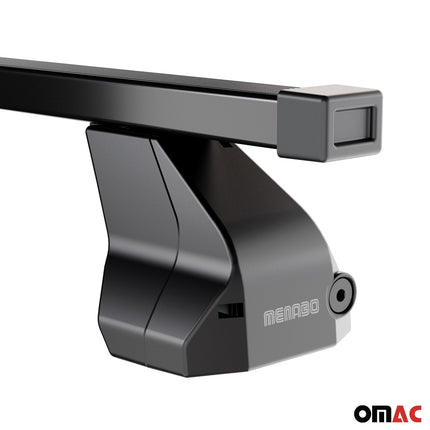Menabo Dachträger für Mercedes S Klasse W222 2013-2020 75kg Stahl Schwarz 2x
