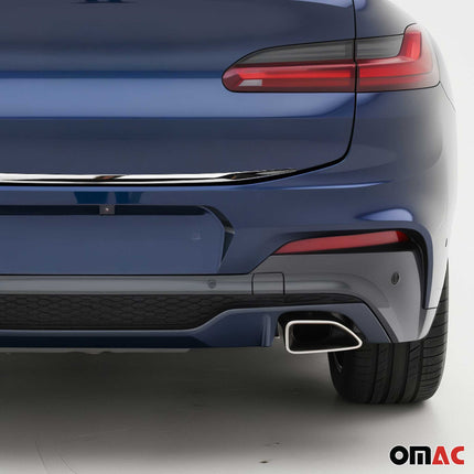 Kofferraumleiste Heckklappe Leiste für BMW X4 G02 2018-2025 Edelstahl Chrom 1tlg