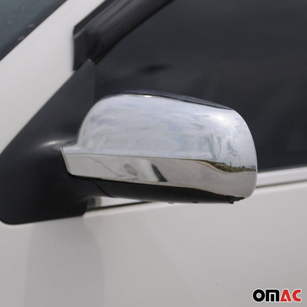 Spiegelkappen Spiegelabdeckung für Skoda Superb 2001-2008 Chrom ABS Silber 2tlg