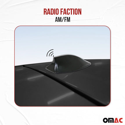 AM/FM Dachantenne Autoantenne Haifisch Shark Antenne Schwarz