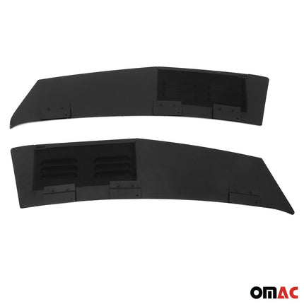 Lüftungsgitter Be & Entlüftung für Ford Tourneo Courier 2014-2024 Alu Schwarz 2x