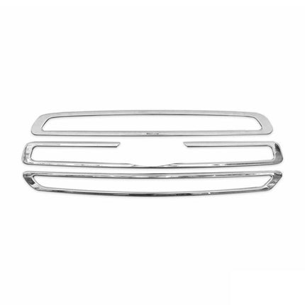 Kühlergrill Leisten Grillleisten für Ford Transit 2014-2019 Edelstahl Chrom 3x