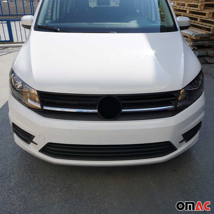 Kühlergrill Leisten Grillleisten für VW Caddy 2015-2020 Edelstahl Chrom 2tlg
