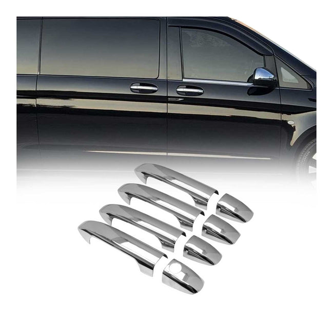 Türgriff Blende Türgriffkappen für Mercedes Vito W447 2014-2026 4Tür Chrom 8x