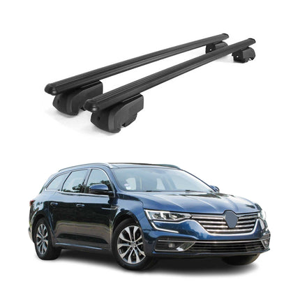 Dachträger Gepäckträger für Renault Talisman Grandtour 2016-2023 ABE Schwarz