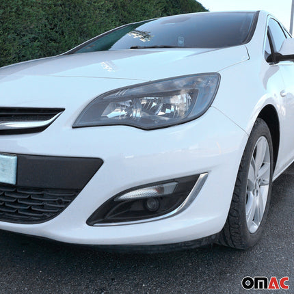 Nebelscheinwerfer Rahmen Chrom für Opel Astra J 2012-2015 Edelstahl 2x
