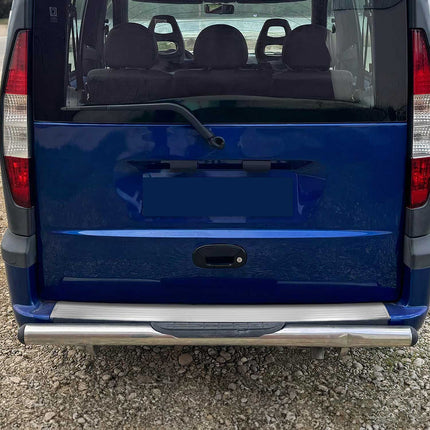Ladekantenschutz Stoßstange für Fiat Doblo I 2000-2010 Edelstahl Chrom gebürstet