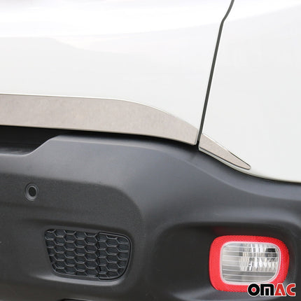 Kofferraumleiste Heckleiste für Jeep Renegade 2014-2019 Edelstahl Chrom 3tlg