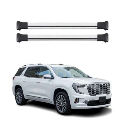 Dachträger Grundtäger für GMC Acadia 2024-2026 75kg Aluminium Silber 2 tlg
