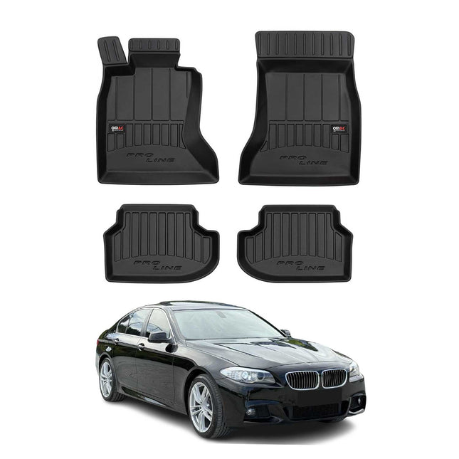 OMAC Gummi Fußmatten für BMW 5er F10 F11 xDrive 2013-2017 Premium TPE 4tlg