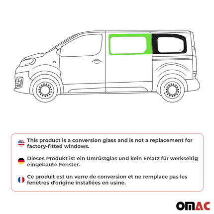 Seitenfenster Sicherheitsglas für Opel Vivaro C 2019-2026 Links Auto L2 L3