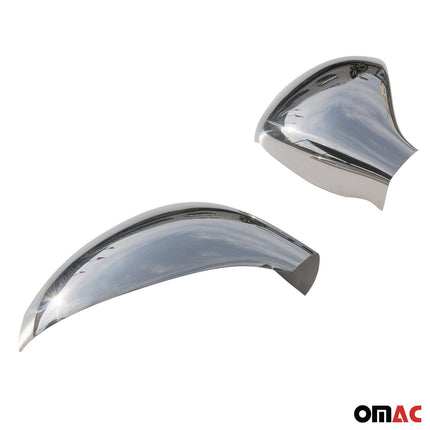 Spiegelkappen Spiegelabdeckung für Peugeot 207 2006-2012 Edelstahl Chrom 2tlg