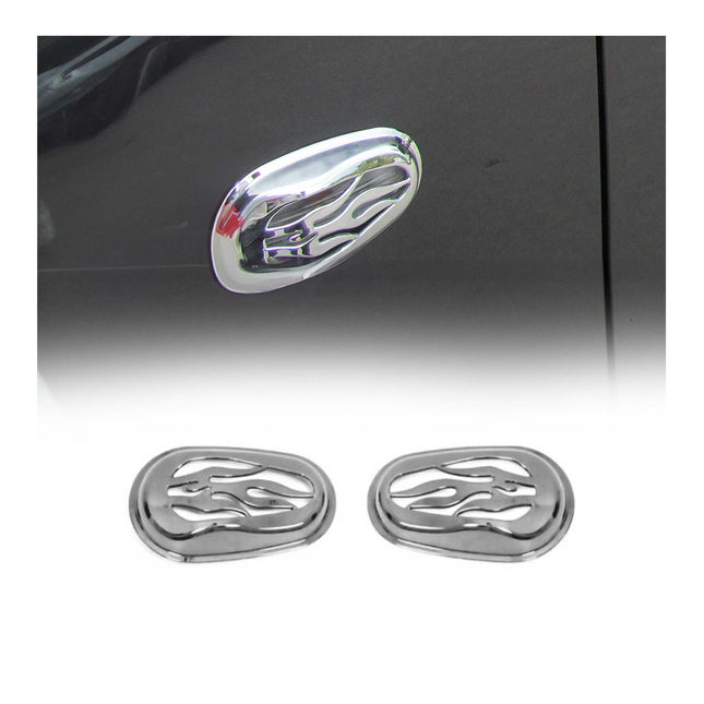 Blinkerrahmen Signalblende Seitenblinker für Citroen C2 2003-2005 Chrom ABS 2x
