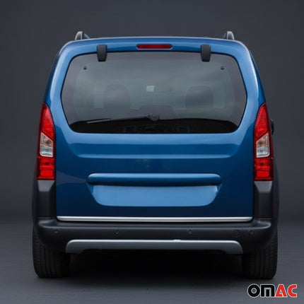 Kofferraumleiste Heckklappe Leiste für Opel Combo E 2019-2026 Edelstahl Chrom