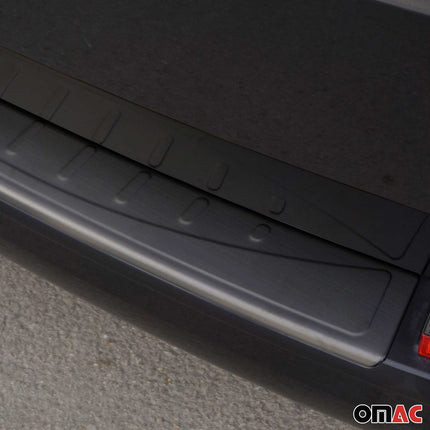 Ladekantenschutz für VW Transporter alle T6 2015-2024 Heckklappe dark chrom