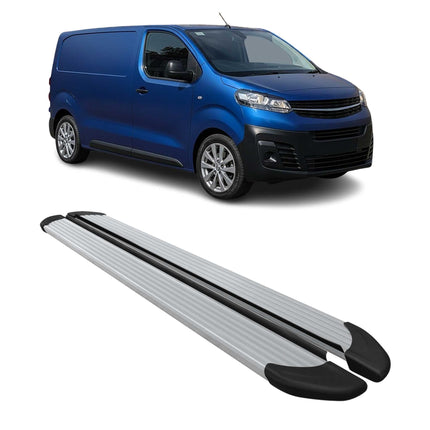 Seitenschweller Trittbretter Schweller für Opel Vivaro C 2019-2026 L2 L3 Alu
