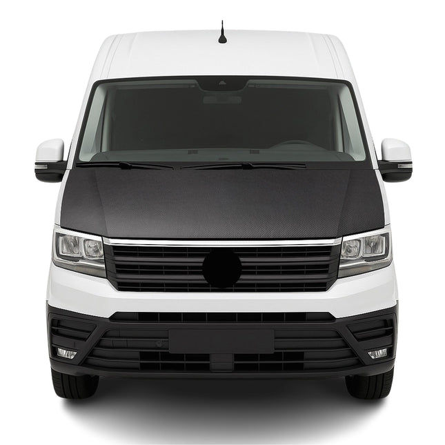 Haubenbra Bonnet Bra Steinschlagschutz für VW Crafter 2017-2026 Carbon Optik