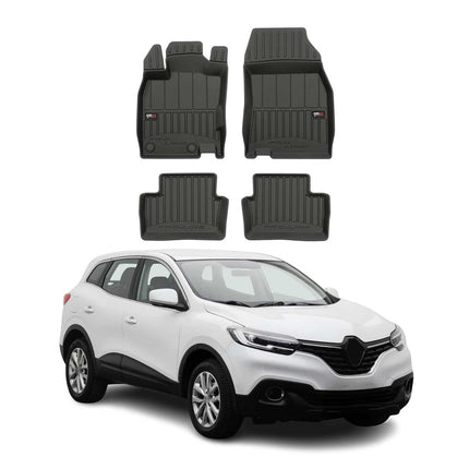 OMAC Gummi Fußmatten für Renault Kadjar 2015-2022 Premium TPE Automatten 4tlg