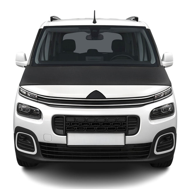 Haubenbra Bonnet Bra Steinschlagschutz für Citroen Berlingo 2018-2026 Schwarz
