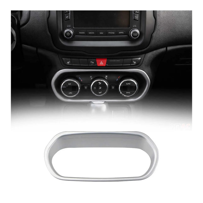 Klimaanlage Kontrol Rahmen für Jeep Renegade 2014-2024 Chrom ABS Matt 1tlg
