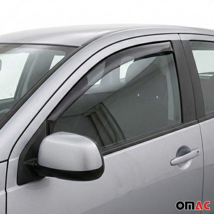 Windabweiser Regenabweiser für Honda Civic Schrägheck 5tür 2001-2005 Dunkel 2x