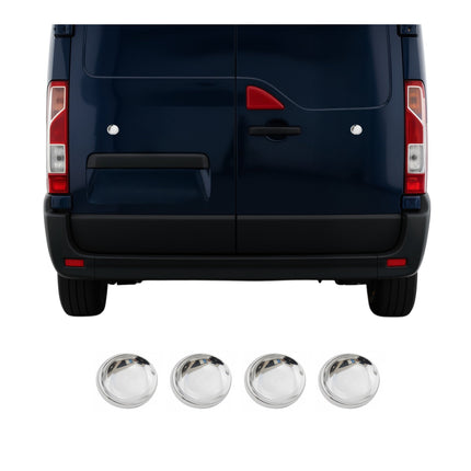 Rücklicht Leisten Heckleuchte für Nissan NV400 2010-2021 Edelstahl Chrom 4tlg