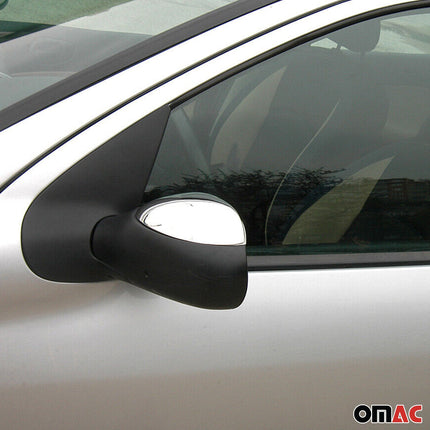 Spiegelkappen Spiegelabdeckung für Peugeot 1007 2005-2009 Edelstahl Chrom 2tlg