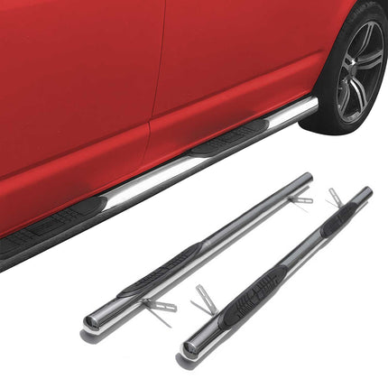 Edelstahl Trittbretter Schwellerrohre für Ford Tourneo Courier 2014-2024 Silber