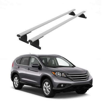 Dachträger Grundtäger für Honda CR-V IV 2013-2018 75kg Stahl Silber 2 tlg