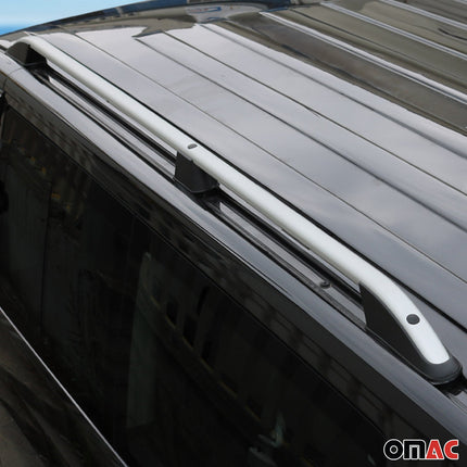 Dachreling Dachgepäckträger für Mercedes Citan 2012-2021 L2 Langer Alu Grau