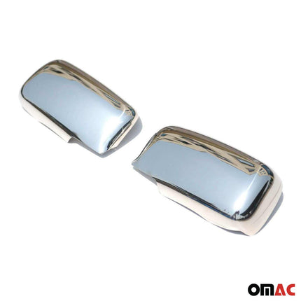 Spiegelkappen Spiegelabdeckung für Mitsubishi Lancer 2003-2007 Edelstahl Chrom