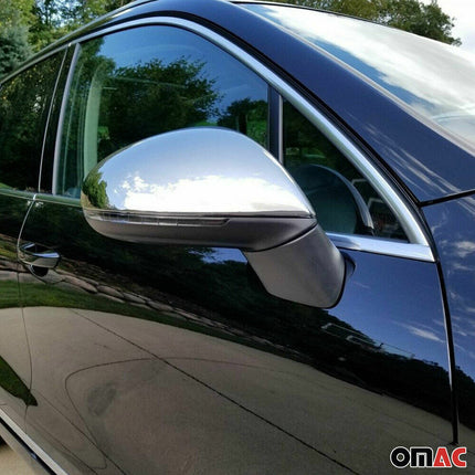 Spiegelkappen Spiegelabdeckung für VW Touareg 2010-2014 Edelstahl Chrom 2tlg
