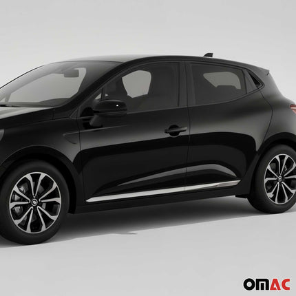 Seitentürleiste Türleisten für Renault Clio 5 FL 2023-2025 Edelstahl Chrom