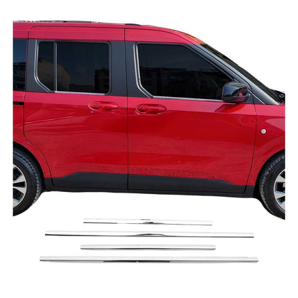 Fensterleisten Zierleisten für Ford Tourneo Courier 2023-2026 Edelstahl 4tlg