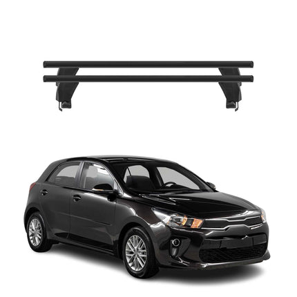 Menabo Dachträger Grundtäger für Kia Rio Schrägheck 2017-2026 50kg Alu Schwarz