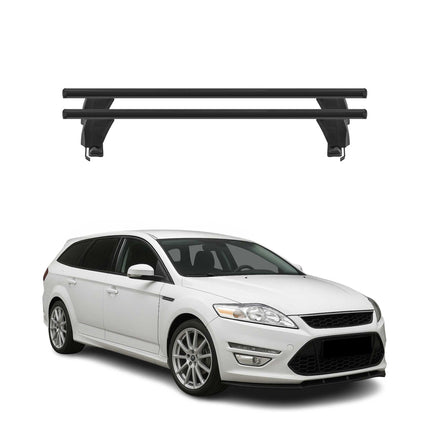 Menabo Dachträger für Ford Mondeo Liftback Turnier 2007-2014 50kg Alu Schwarz