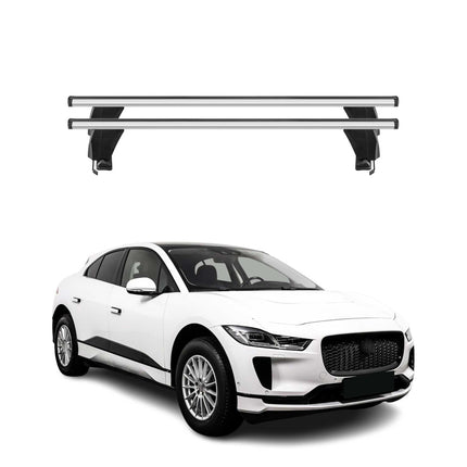 Menabo Dachträger Grundtäger für Jaguar I-Pace 2018-2024 50kg Alu Silber 2 tlg