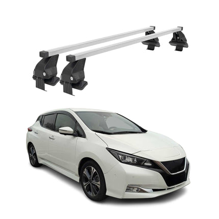 Menabo Dachträger Grundtäger für Nissan Leaf 2018-2025 50kg Stahl Silber 2tlg