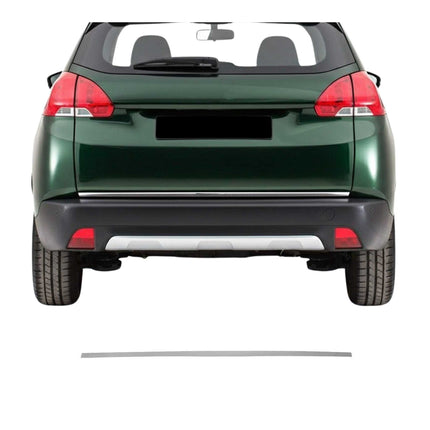 Kofferraumleiste Heckleiste für Peugeot 2008 2013-2020 Untere Chrom Edelstahl